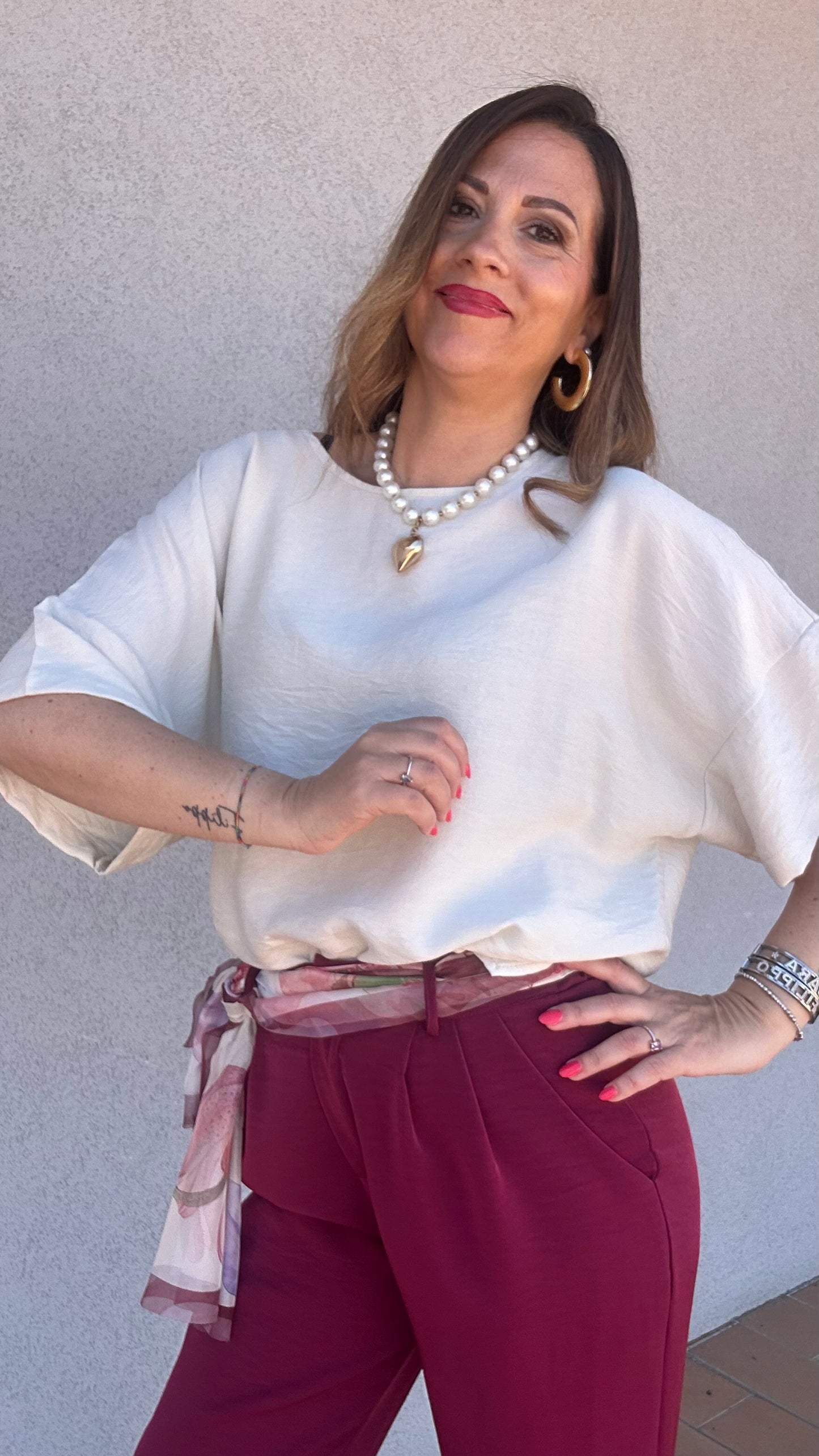 BLUSA LUDOVICA BEIGE