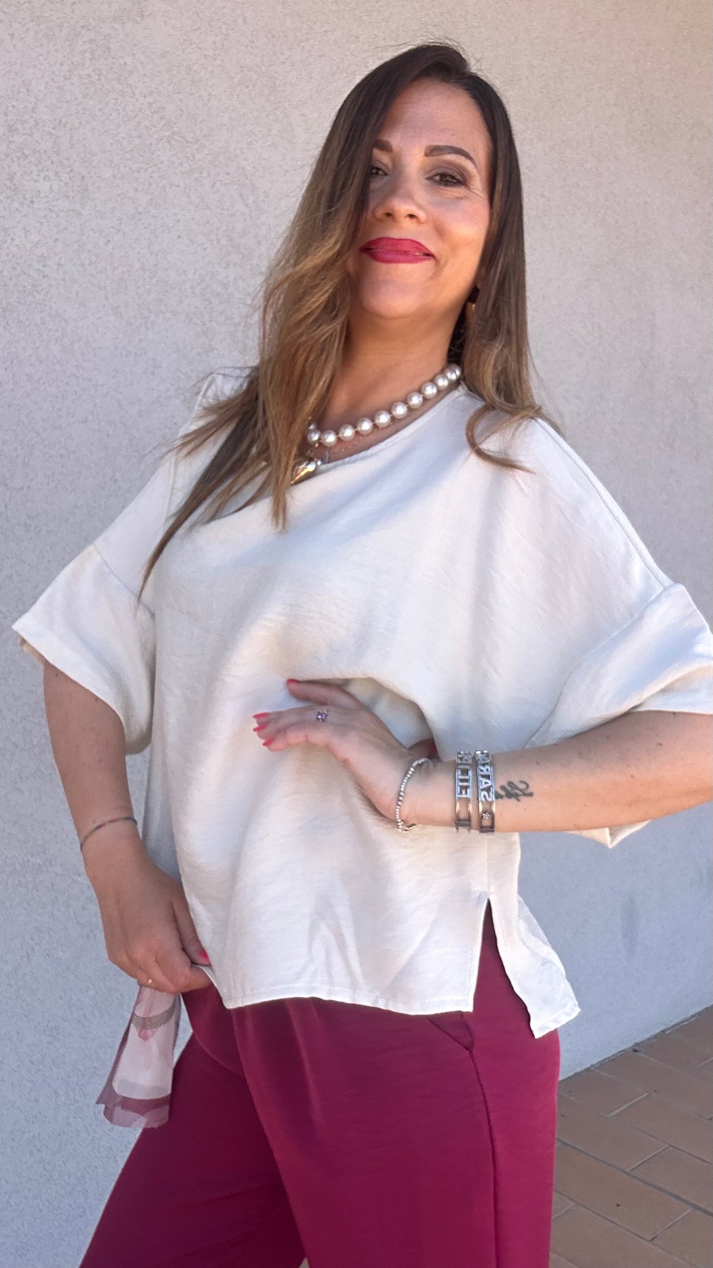BLUSA LUDOVICA BEIGE